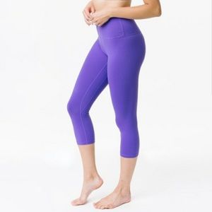 Zyia Active Ascend High Waist Leggings - Purple